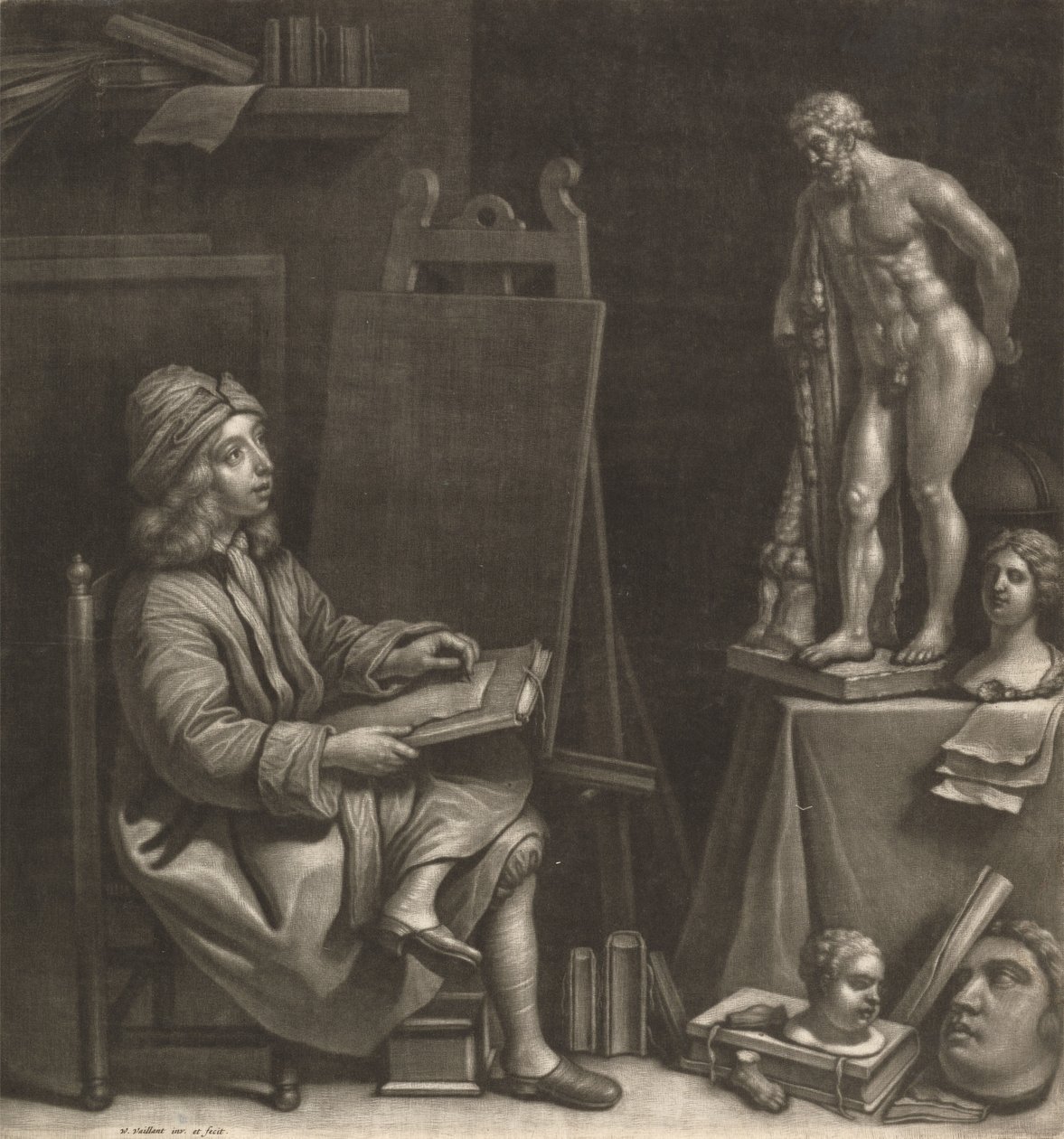 Autorretrato de joven de Wallerant Vaillant