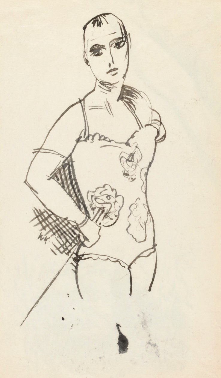 Acróbata femenina de Walt Kuhn