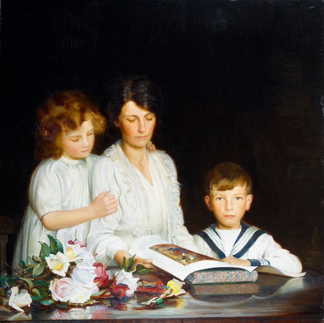 Un retrato familiar, 1919 de Walter Bonner Gash