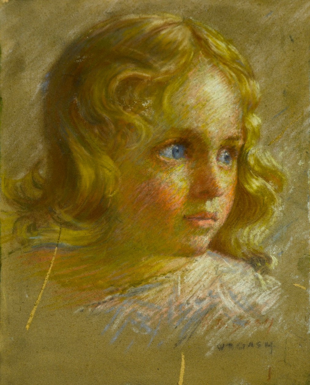 Retrato de una niña de Walter Bonner Gash