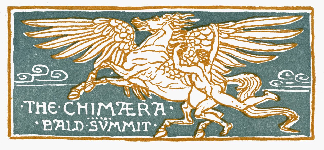 Belerofonte y Pegaso de Walter Crane