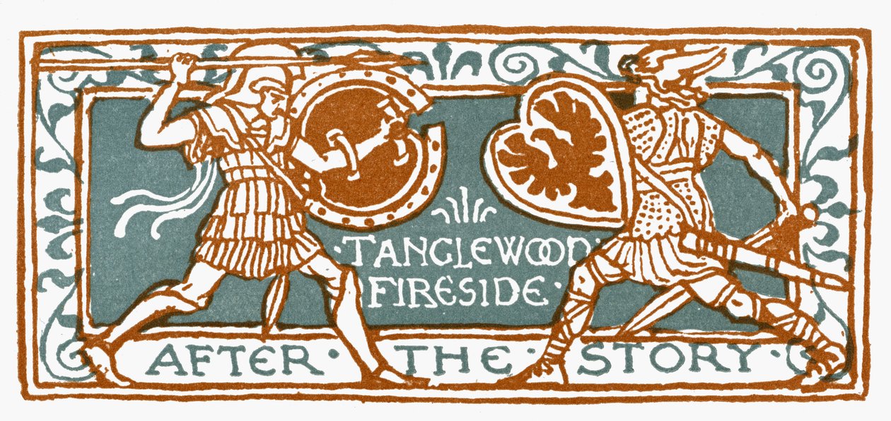 Junto al fuego en Tanglewood de Walter Crane