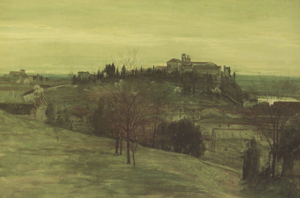 El Aventino desde el Palatino de Walter Crane