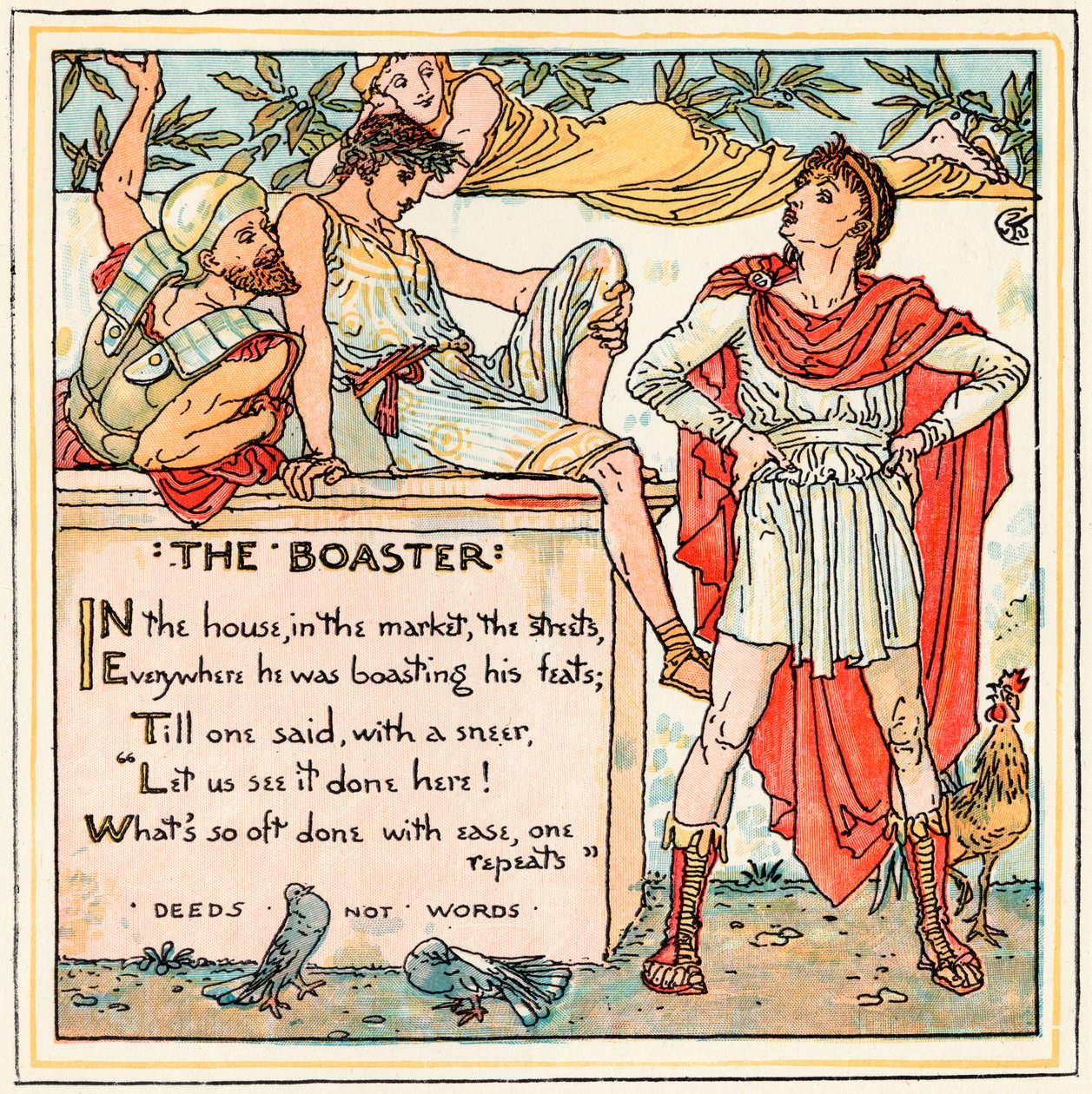 El fanfarrón, ilustración de 
