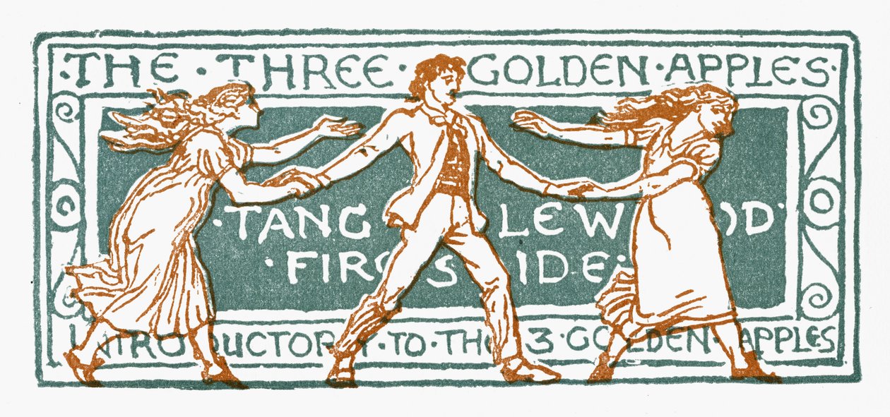 Las tres manzanas doradas de Walter Crane