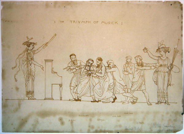 El triunfo de la música de Walter Crane
