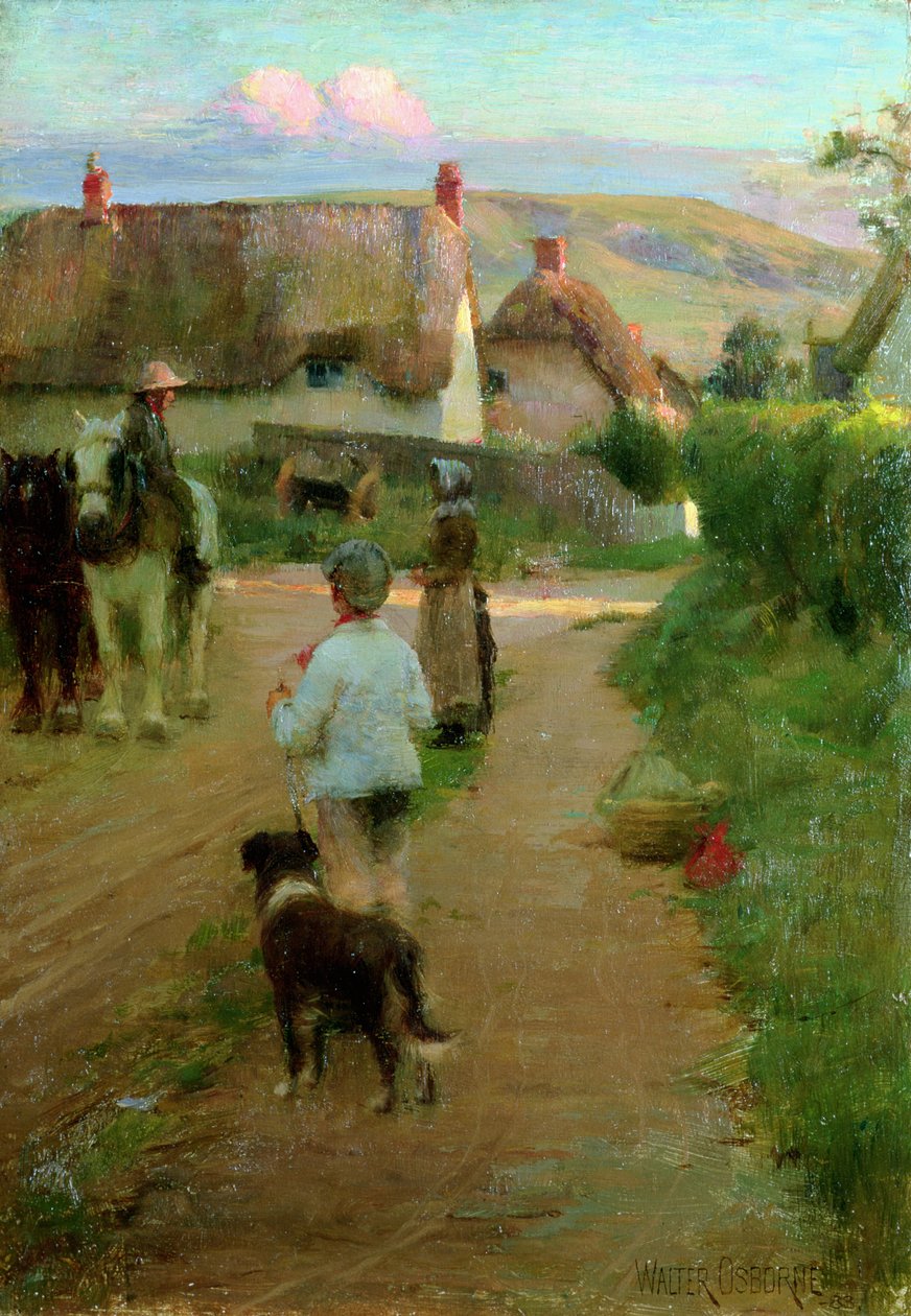 Los holgazanes, 1888 de Walter Frederick Osborne