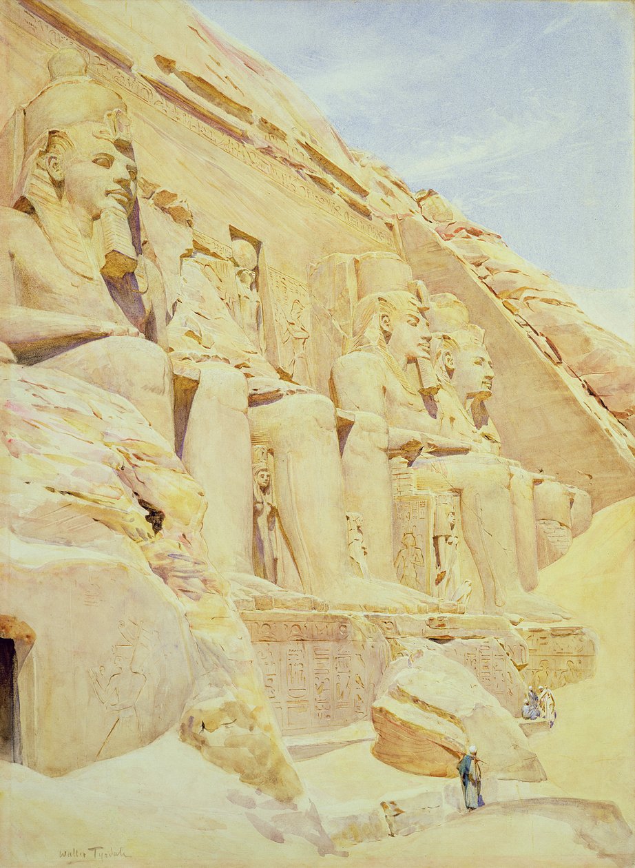 Abu Simbel, Alto Nilo, Egipto de Walter Frederick Roofe Tyndale