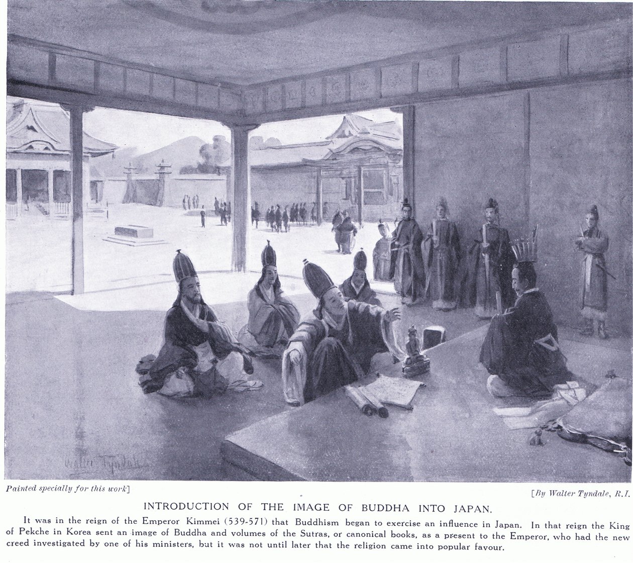 Introducción de la imagen de Buda en Japón de Walter Frederick Roofe Tyndale