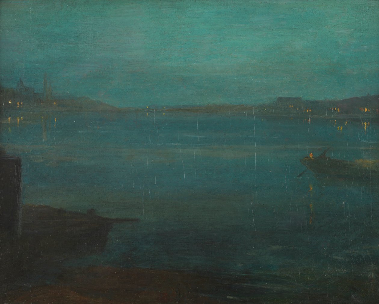 Nocturno desde el astillero de Greaves de Walter Greaves