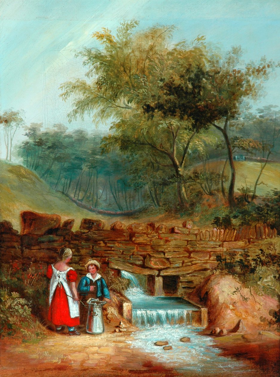 Viejo pozo, Birks Hall, Halifax de Walter Heath
