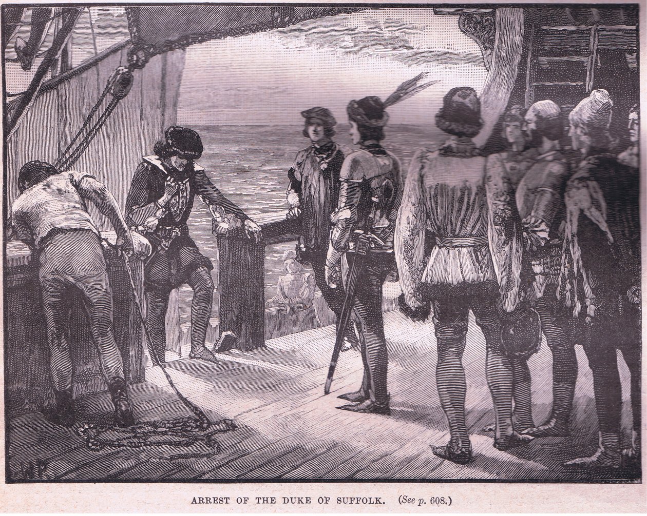 Arresto del Duque de Suffolk AD 1450 de Walter Paget