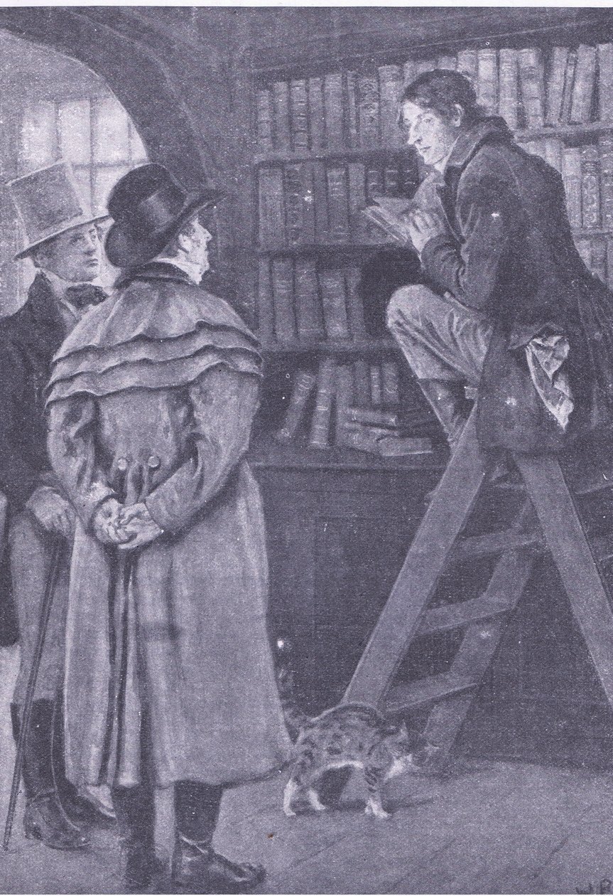 Sir Walter Scott se encuentra con John Leydon de Walter Paget