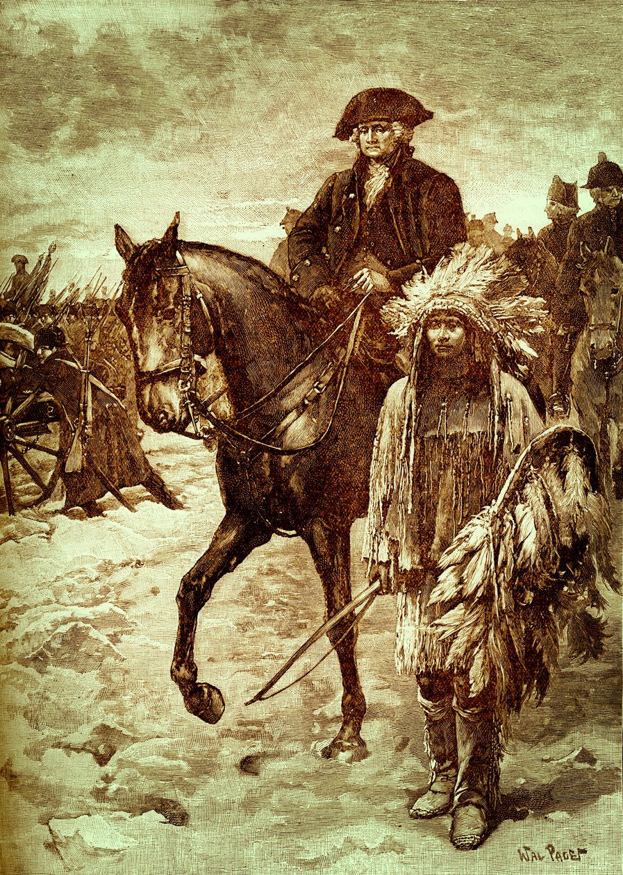 Washington cruzando el Delaware de Walter Paget