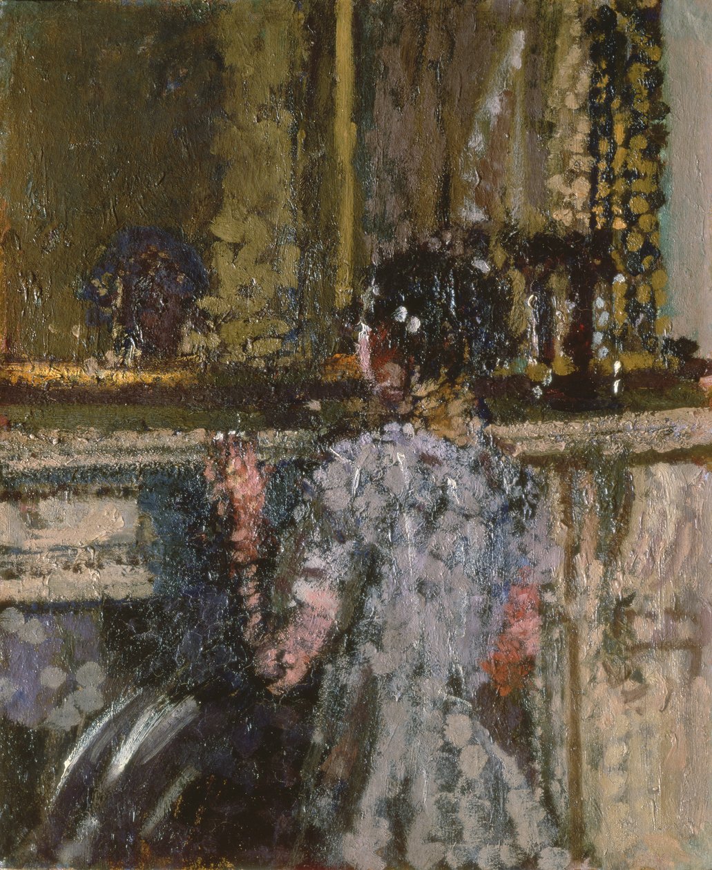 Niña mirando en un espejo de Walter Richard Sickert