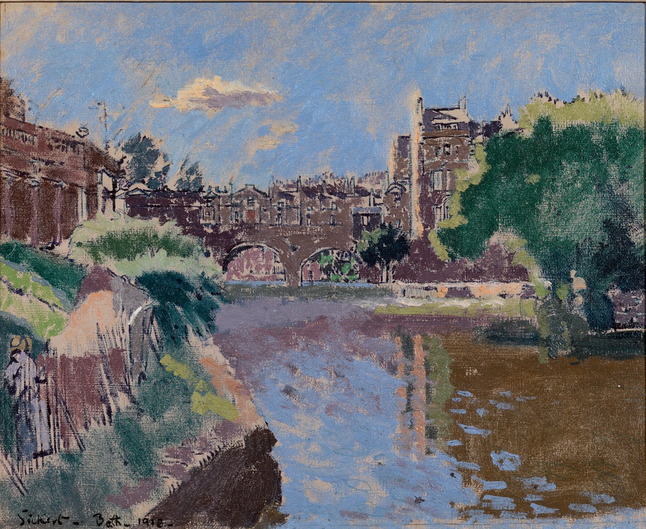 Puente Pulteney, Bath, 1918 de Walter Richard Sickert