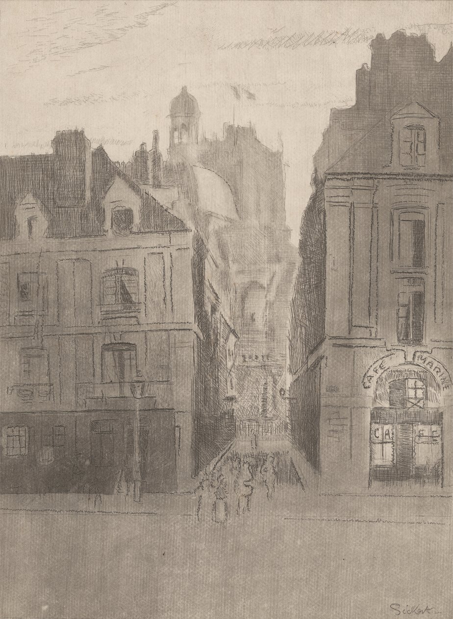 Calle en Dieppe de Walter Richard Sickert