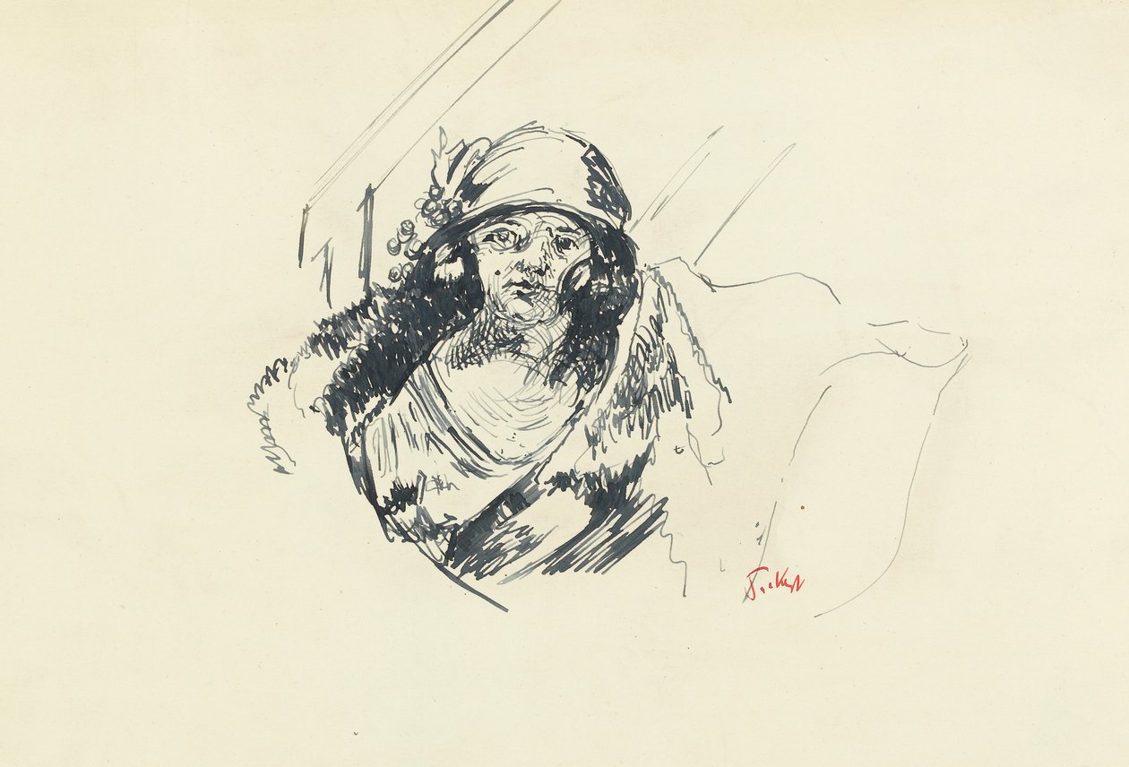 Estudio de la Srta. Fairfax de Walter Richard Sickert