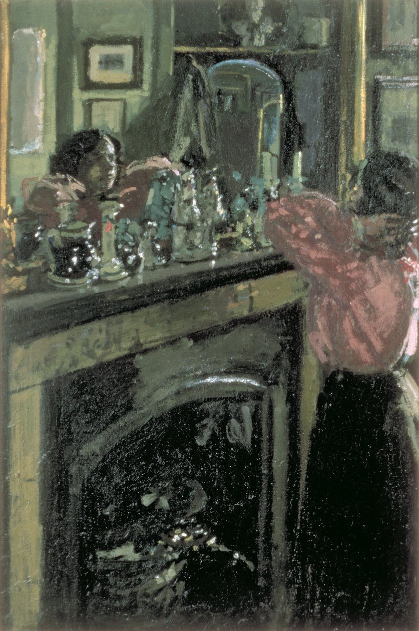 La repisa de la chimenea, c.1907 de Walter Richard Sickert
