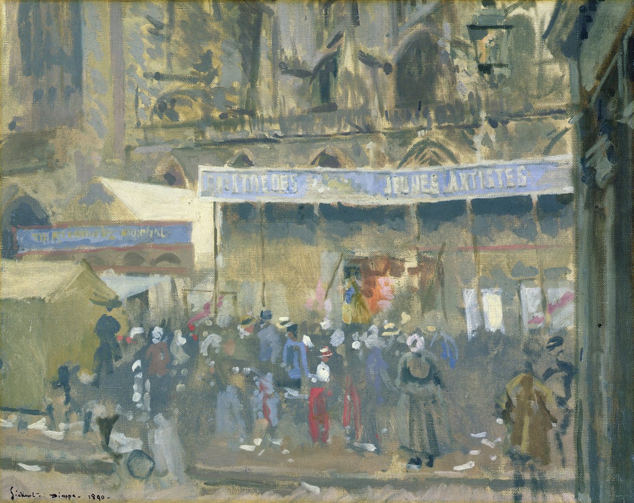 Teatro de Jóvenes Artistas, Dieppe, 1890 de Walter Richard Sickert
