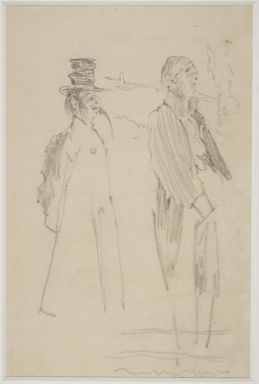 Dos caballeros de vodevil, c.1888 de Walter Richard Sickert
