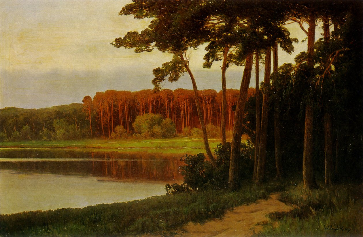Grunewaldsee o Schlachtensee Berlín de Walter Leistikow