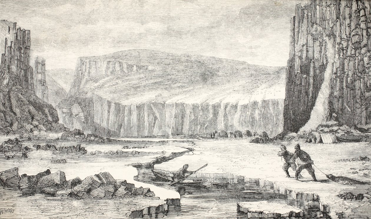 Ilustración de la Expedición del Yate de Vapor 
