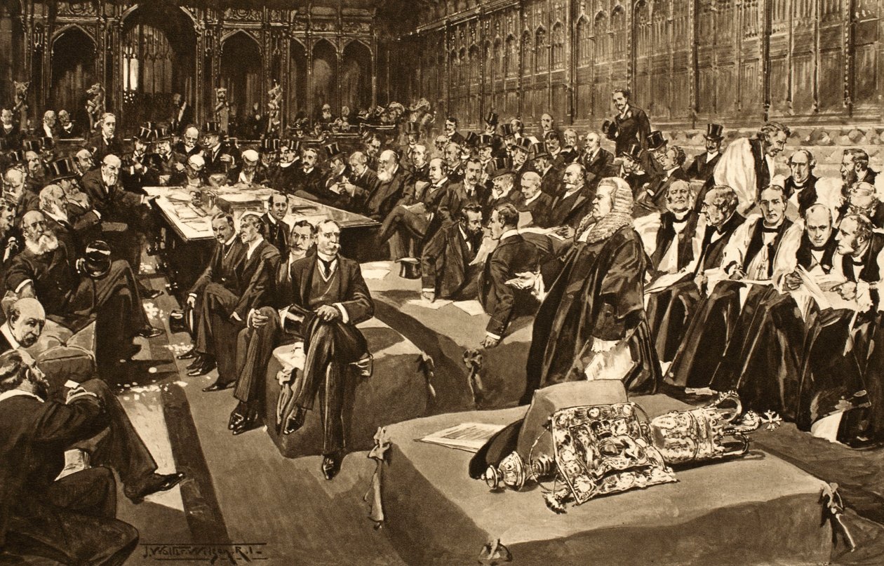 El Juramento de Coronación - El Primer Parlamento del Rey Eduardo VII, de 