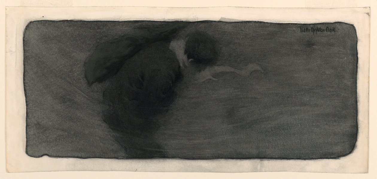 Hombre en una tormenta de Walter Appleton Clark