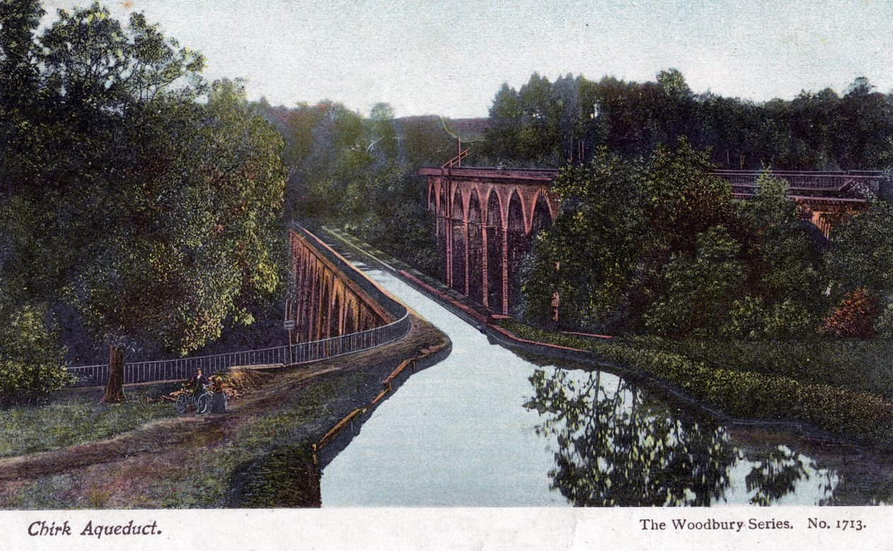 Acueducto de Chirk, Chirk, Wrexham, Gales de Walter Bentley Woodbury