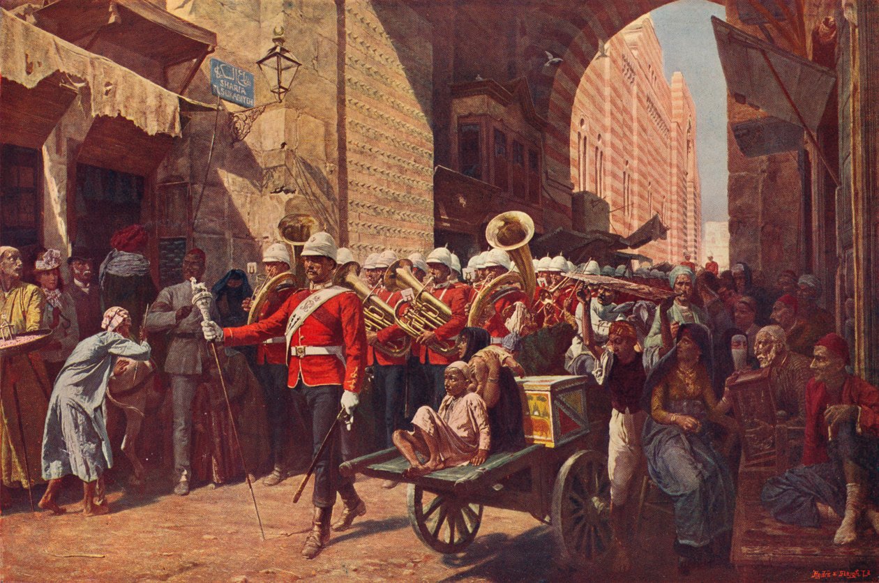 Un poder amistoso en Egipto, 1906 de Walter Charles Horsley