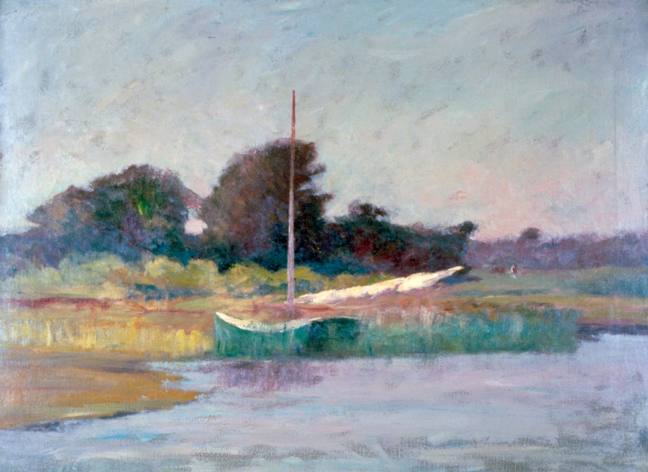 Barco solitario, c. 1868-1917 de Walter Clark