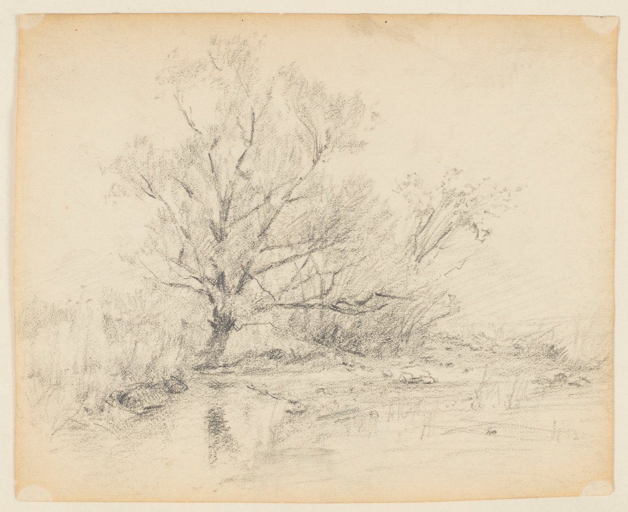 Boceto de paisaje de Walter Clark