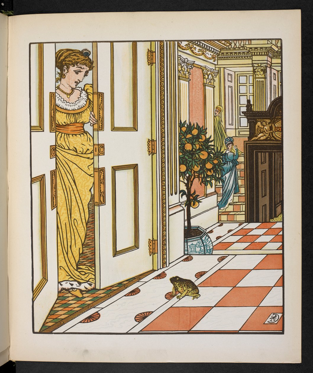 Ilustración para el Príncipe Rana. de Walter Crane