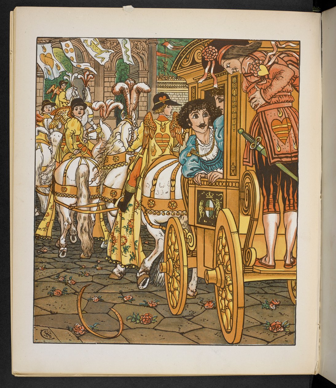 Ilustración para el Príncipe Rana. de Walter Crane