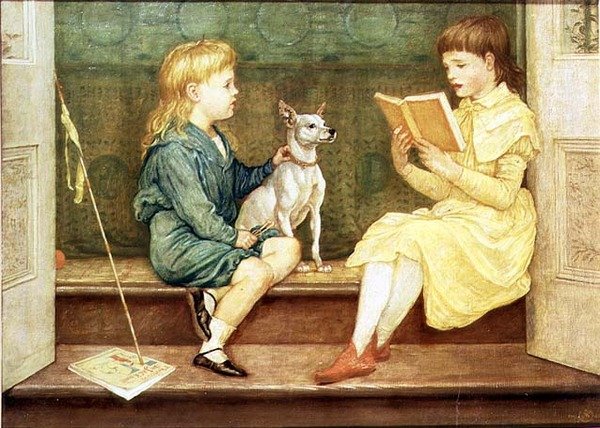 Lionel y Beatrice Crane de Walter Crane