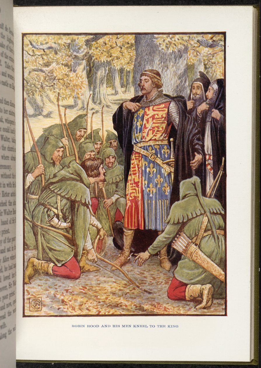 Robin Hood antes de Ricardo I de Walter Crane