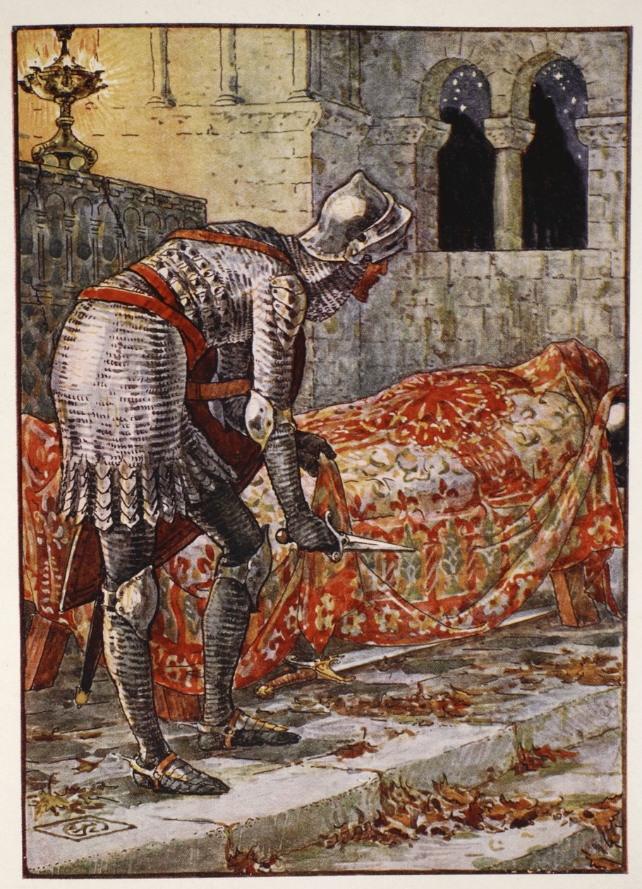 Sir Lancelot en la Capilla Peligrosa, de 
