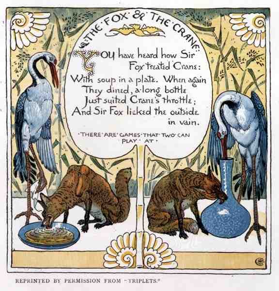 El Zorro y La Grulla, de Trillizos de Walter Crane