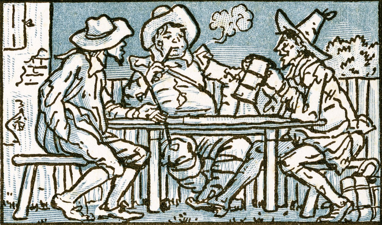 Los pobres felices, ilustración de la canción 
