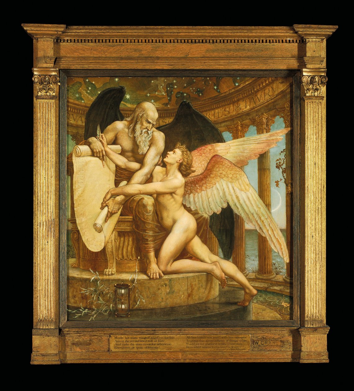 El rollo del destino, 1882 de Walter Crane