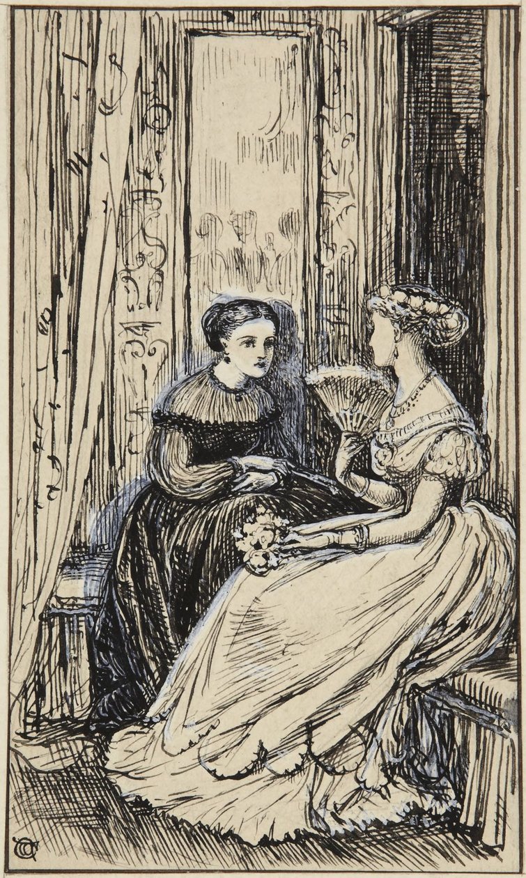 Dos mujeres conversando (Anne Hereford) de Walter Crane