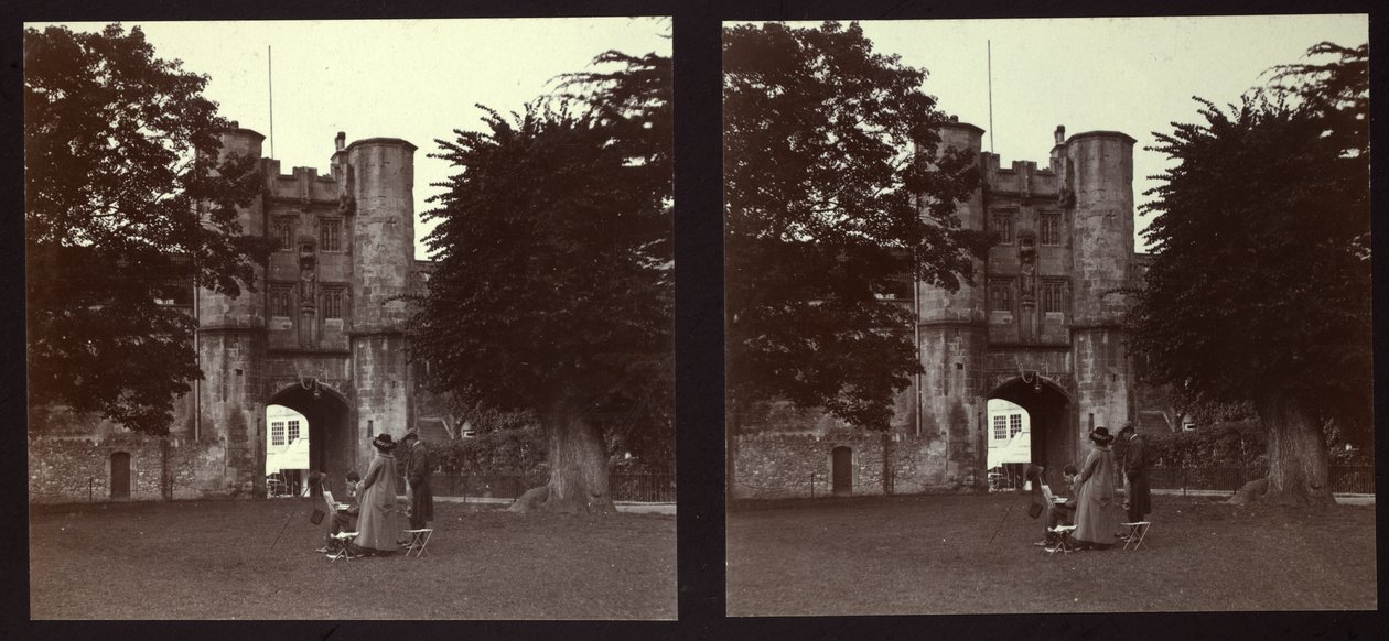 Casa de la Puerta, Palacio del Obispo, Wells, Mendip, Somerset de Walter Edward Zehetmayr