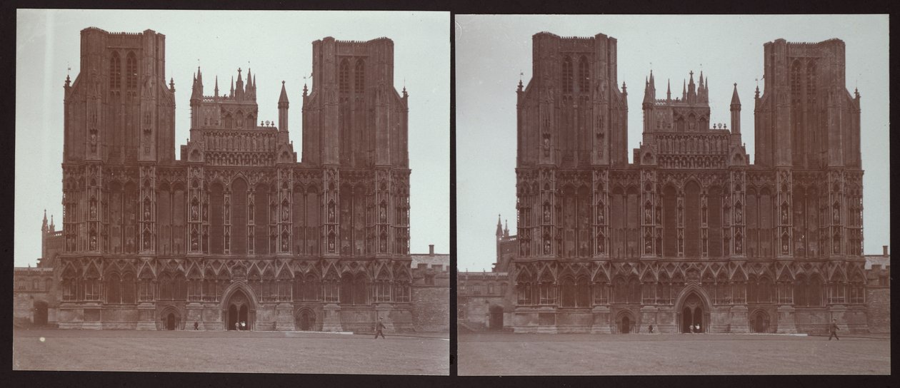 Catedral de Wells, Cathedral Green, Wells, Mendip, Somerset de Walter Edward Zehetmayr