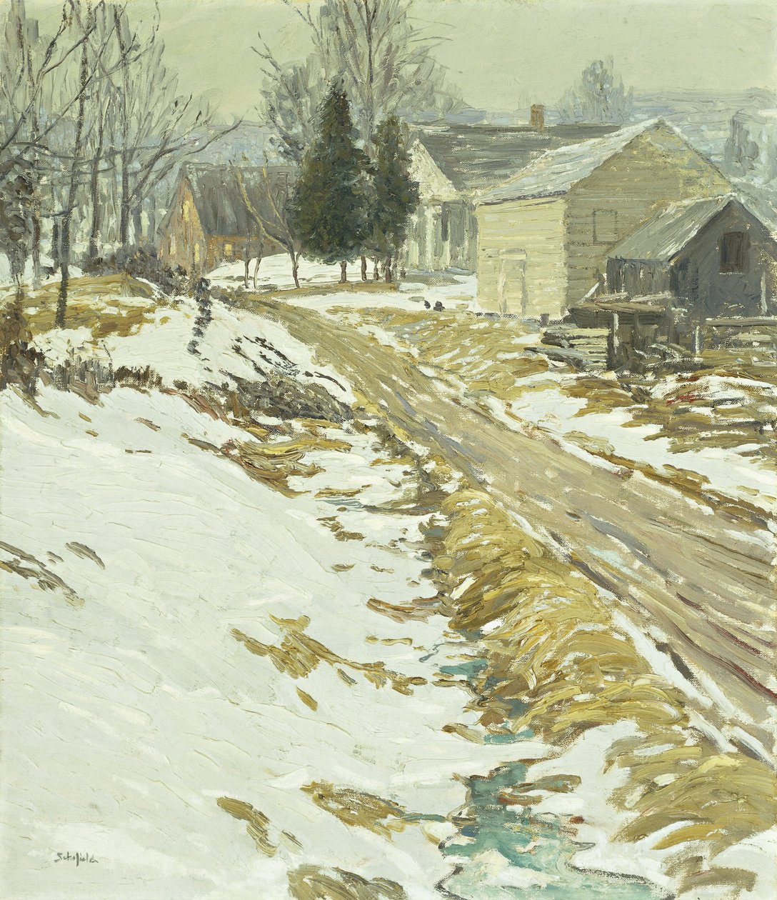 Mañana helada de Walter Elmer Schofield