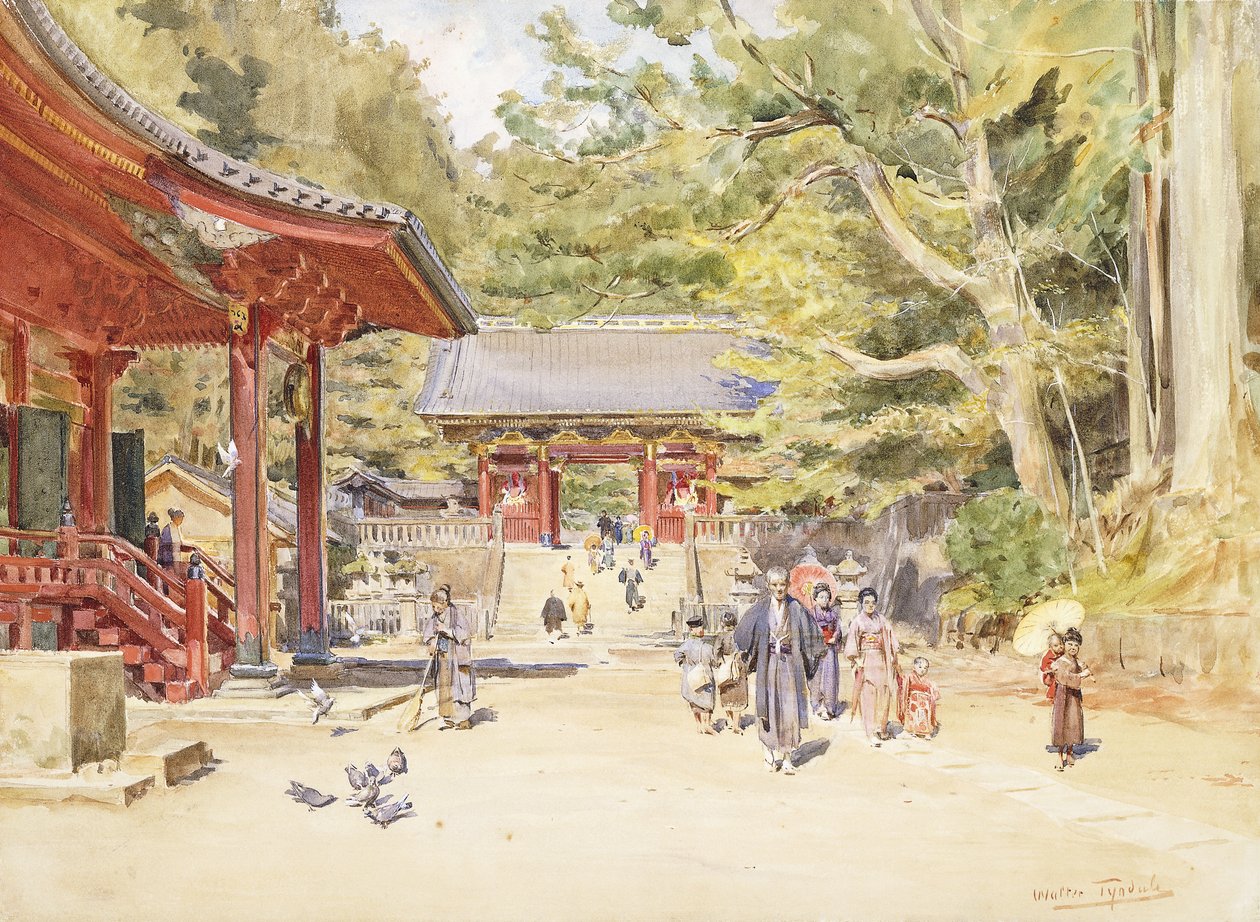 Escena de calle, Japón de Walter Frederick Roofe Tyndale