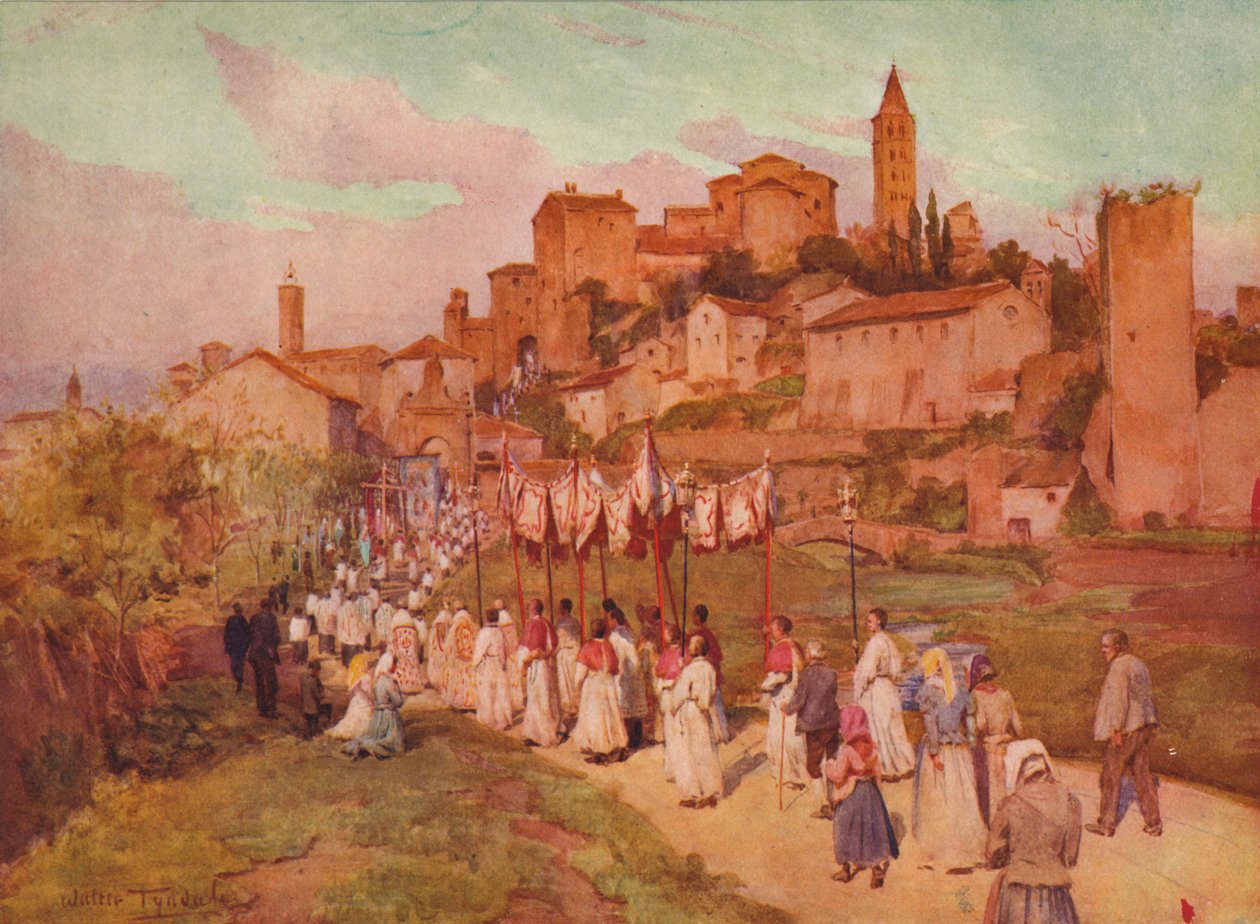 Corpus Domini en Viterbo, c1900 de Walter Frederick Roofe Tyndale