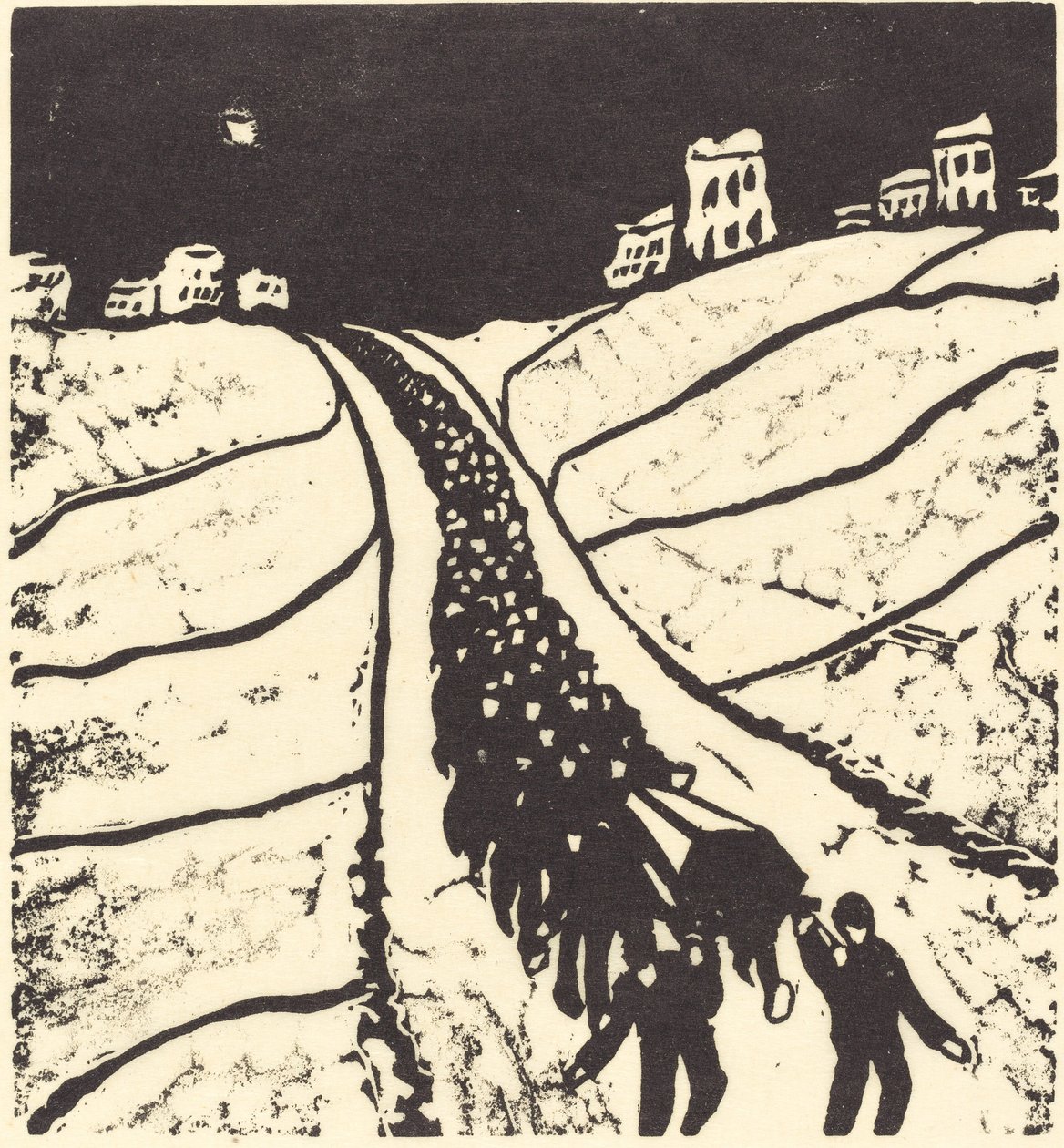 Entierro, 1916 de Walter Gramatte
