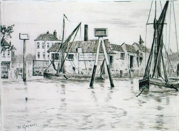 Muelle de Chelsea de Walter Greaves