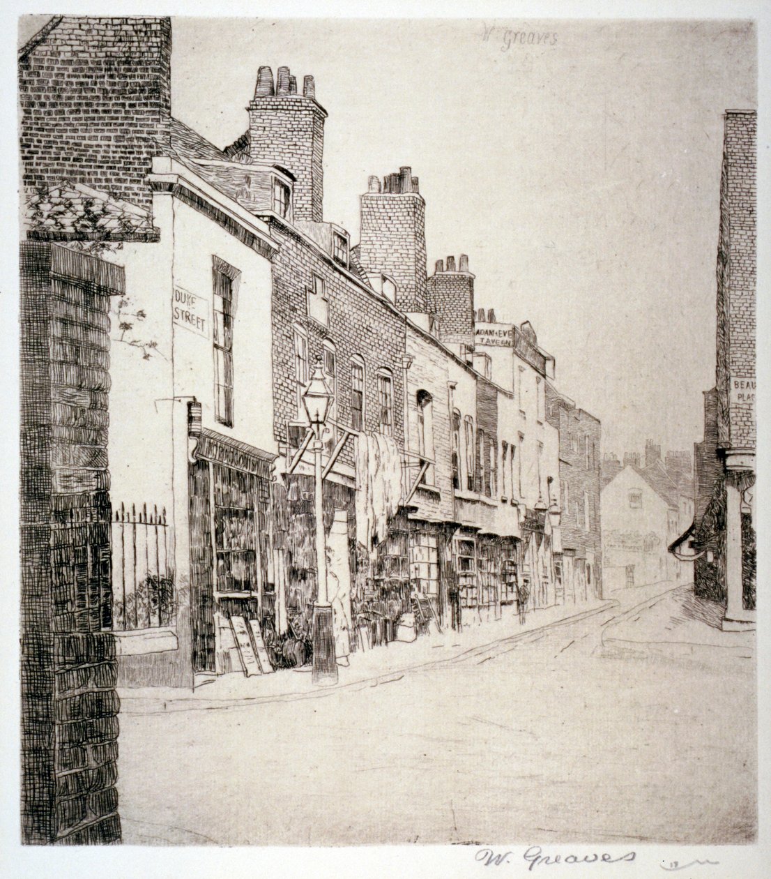 Duke Street, Chelsea, Londres de Walter Greaves
